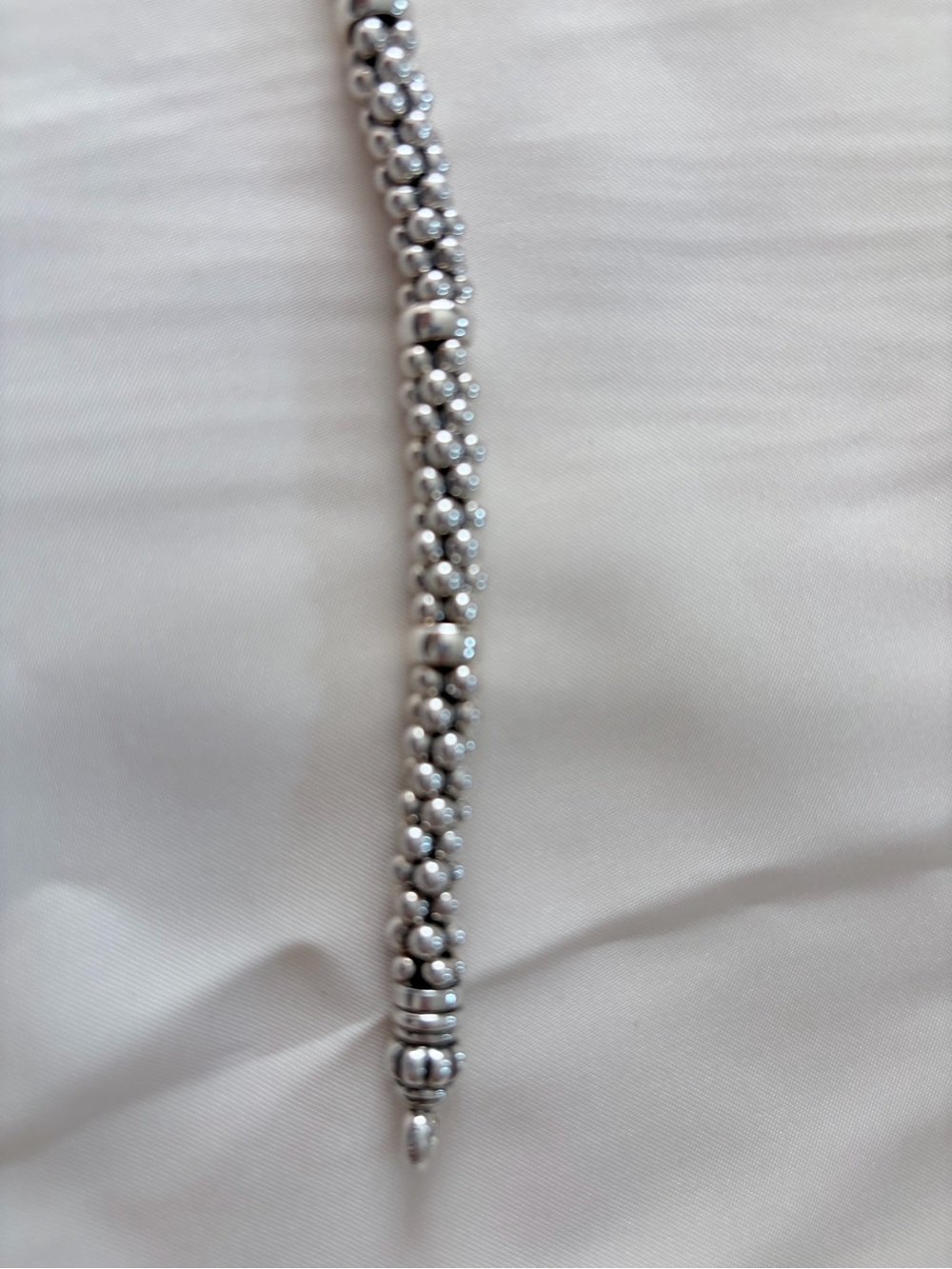Lagos Caviar Beaded bracelet - 7mm. Sterling silver. NWT $550 retail. - Picture 4 of 8